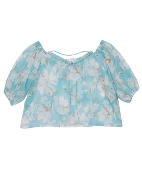 「EIMY ISTOIRE」 半袖ブラウス FREE アイボリー レディース_画像9