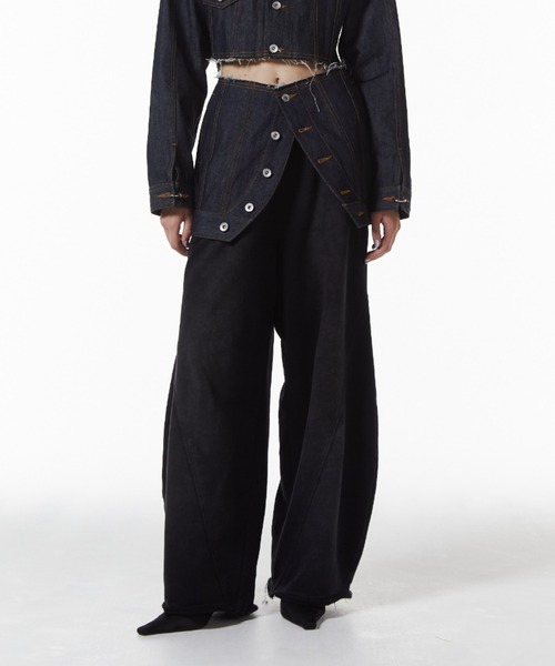 SLASH OVERSHORT PANTS　ジョゼムーン JOSE MOON（ジョゼムーン） スウェットパンツ ジャージ BIO WASH SWEAT