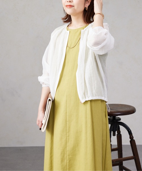 「Chez toi」 ブルゾン FREE ライトグレー レディース_画像3