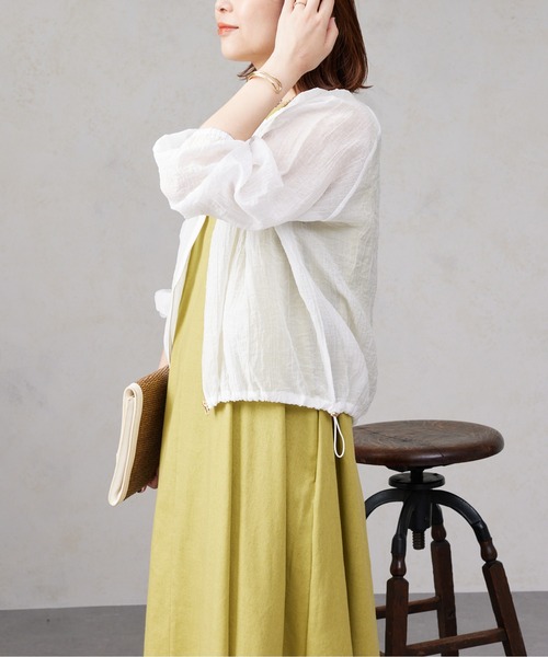 「Chez toi」 ブルゾン FREE ライトグレー レディース_画像6