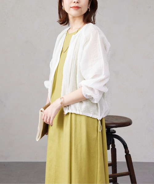 「Chez toi」 ブルゾン FREE ライトグレー レディース_画像7