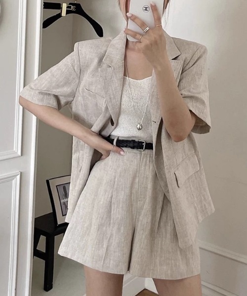 「GEMEDA」 セットアップ M アイボリー レディース_画像7