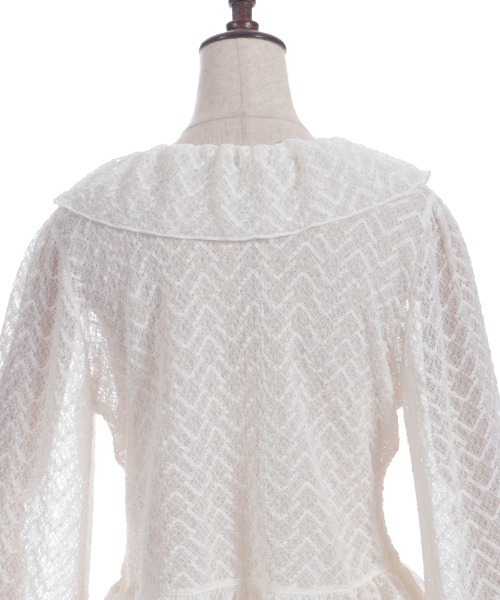 早い者勝ち❣️axes femme ドレス パーティー M 白 ボレロ レース TS414X07_L.jpg
