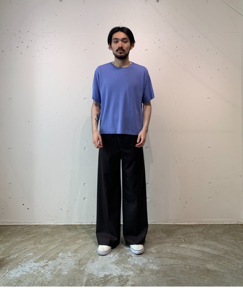 「crepuscule」 半袖ニット FREE ホワイト メンズ_画像8