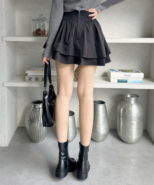 Ada. スカート インパン付き フレア ミニ スカート : ZOZOTOWN Yahoo