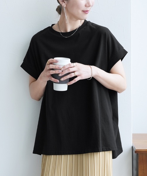 「reca」 半袖Tシャツ M アイボリー レディース_画像5