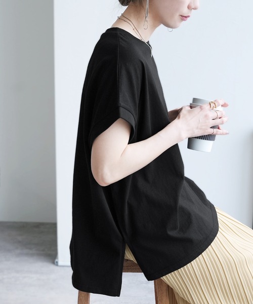 「reca」 半袖Tシャツ M アイボリー レディース_画像8