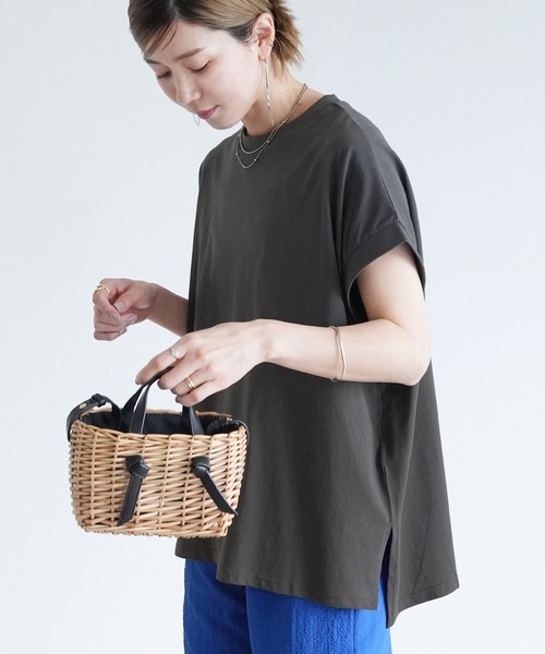 「reca」 半袖Tシャツ M アイボリー レディース_画像9