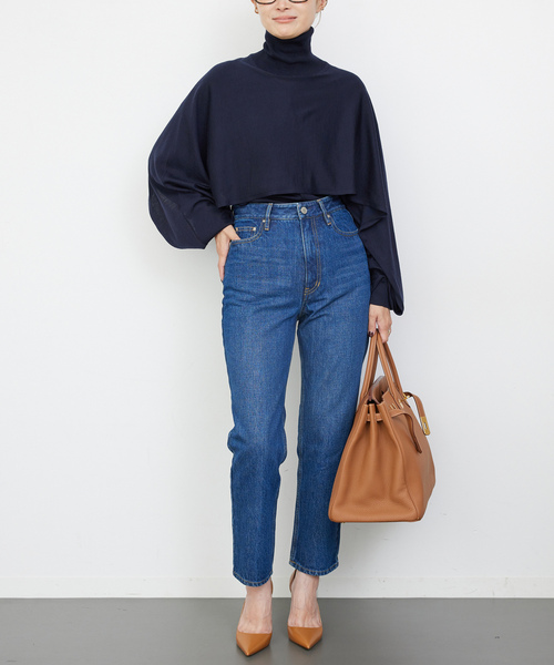 「Deuxieme Classe」 タートルネックニット FREE ブラウン レディース_画像3