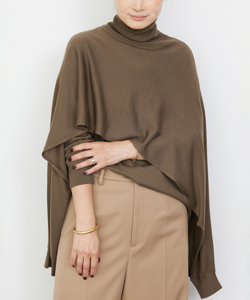 「Deuxieme Classe」 タートルネックニット FREE ブラウン レディース_画像6