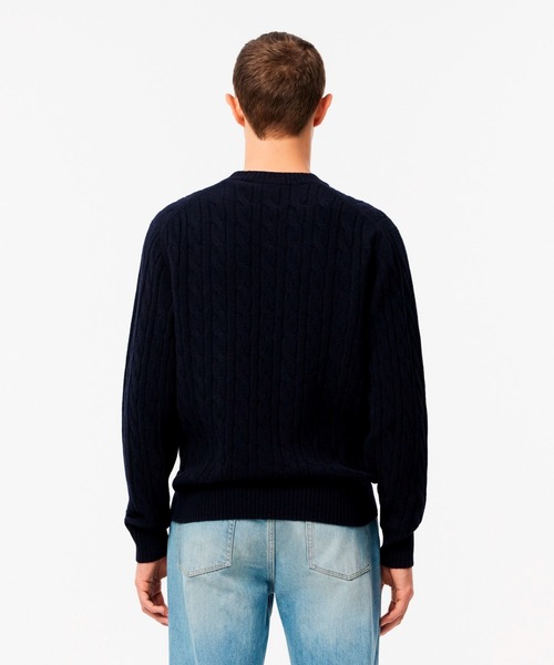 LACOSTE（ラコステ） セーター ニット ミドルゲージ ウールケーブル