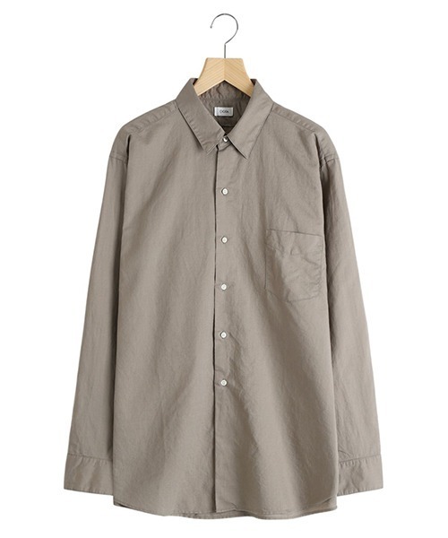 シャツ CIOTA / シオタ：Regular Collar Long Sleeve Shirt：SHLM-108
