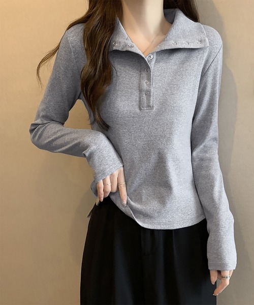 UNDERCOVER ヘンリーネックカットソー ヘンリーネックカットソープルオーバー｜Stola.（ストラ）公式通販サイト