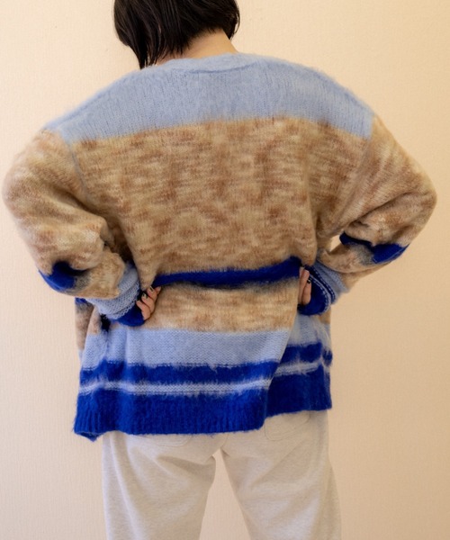 PAMM（パム） ニットカーディガン FREE グリーン レディース