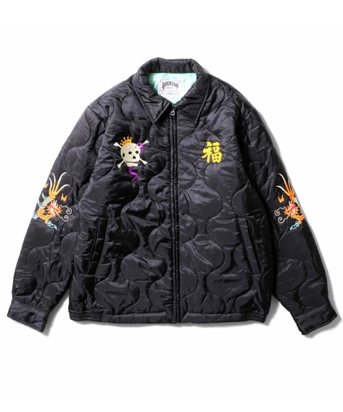 ベトジャン スカジャン ジャケット ミリタリー 黒 ジップアップ L ベトジャン スカジャン ジャケットミリタリー 黒 ジップアップ L 2