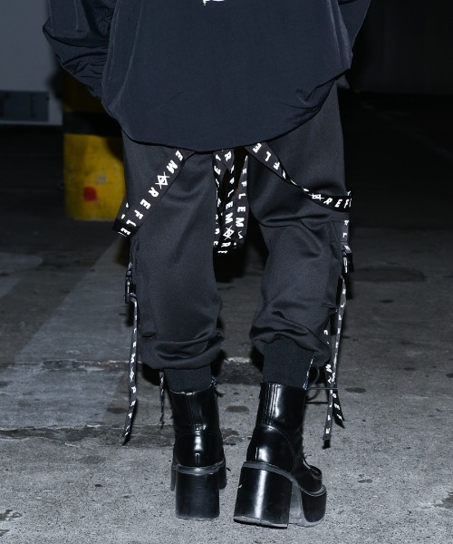 レフレム　カーゴパンツ　フリー　ブラック　ナイロン レフレム カーゴパンツ フリー ブラック ナイロン レフレム カーゴ