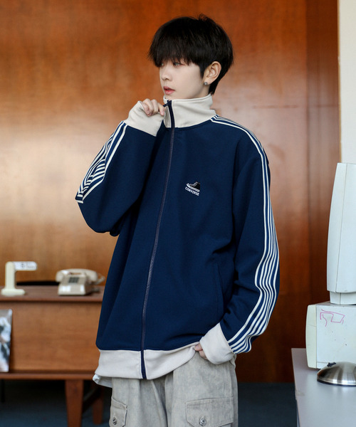 CONVERSE（コンバース） ジャージブルゾン X-LARGE ライトグレー