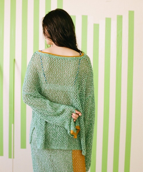 PAMM（パム） 長袖ニット フリー グリーン レディース : ZOZOTOWN