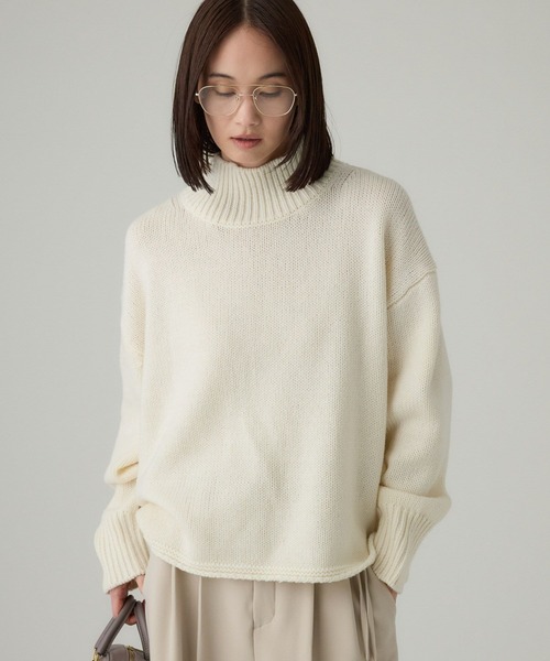 BABYLONE（バビロン） ニット セーター リラクシータートルプル