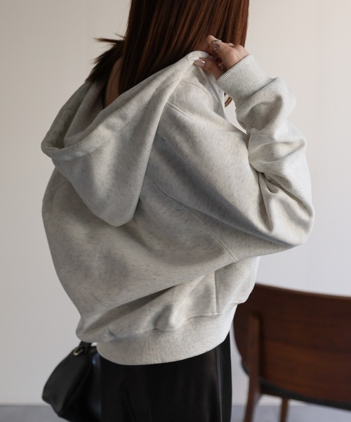 sakishimatokyo パーカー 切り替えジップアップパーカー レディース