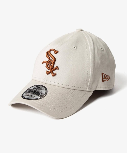ニューエラ  モノグラム キャップ　ホワイト NEW ERA（ニューエラ） キャップ 帽子 メンズ NEW ERA 9FORTY Chicago