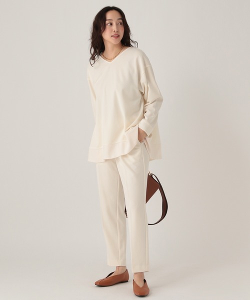 Elura(エルーラ) tシャツ サマ見え異素材コンビプルオーバー/625549 Elura(エルーラ) tシャツ サマ見え異素材コンビプルオーバー/625549
