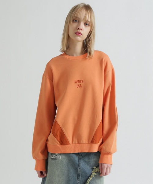 AVIREX（アヴィレックス） トレーナー スウェット COLOR BLOCK