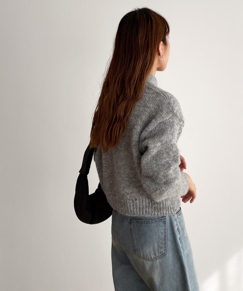 「CANAL JEAN」 長袖ニット ONE SIZE グレー レディース_画像3