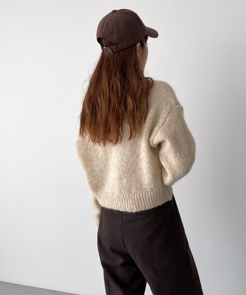 「CANAL JEAN」 長袖ニット ONE SIZE グレー レディース_画像6