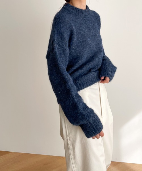 「CANAL JEAN」 長袖ニット ONE SIZE グレー レディース_画像8