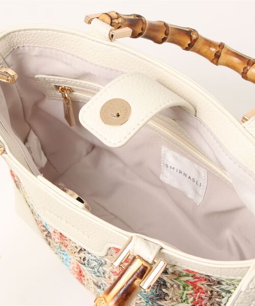 「SMIR NASLI」 2WAYバッグ 9 ホワイト レディース_画像5