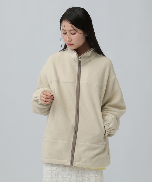 【新品未使用】サイズ2 レディース フリースブルゾン ラッセルノ 1994 LEPSIM（レプシィム） ブルゾン アウター ドロストフリースブルゾン