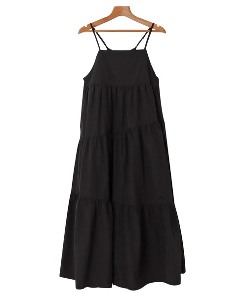 「ANME」 キャミソールワンピース M ブラック レディース_画像3