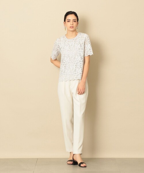 「EPOCA THE SHOP」 タイトスカート 38 ネイビー レディース_画像4