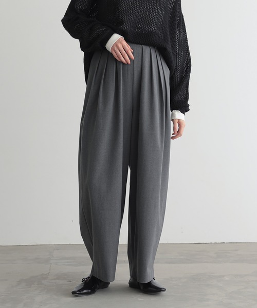 「for/c」 スラックス L グレー レディース_画像6