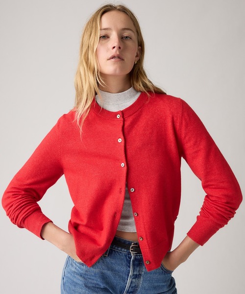Levi's（リーバイス） カーディガン スーパーソフト クルーネック