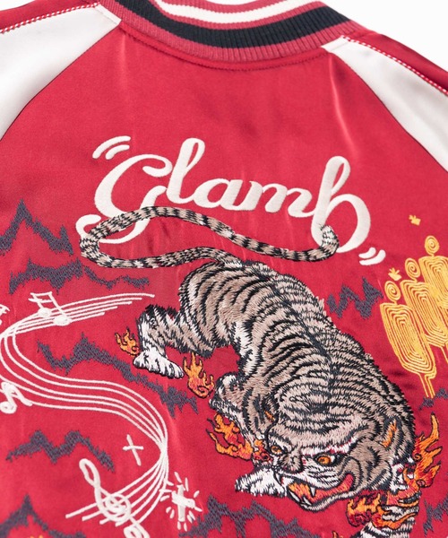 「glamb」 スカジャン S ブラック メンズ_画像3