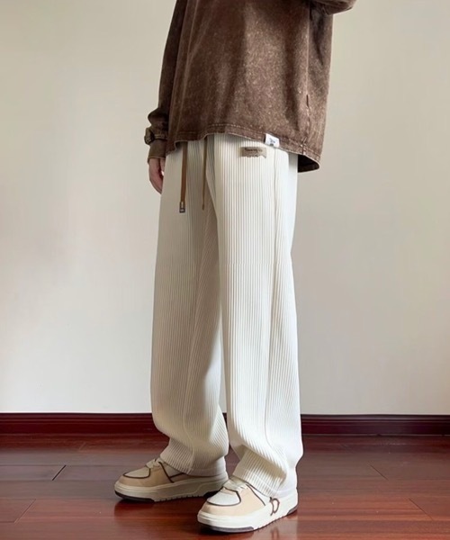 「link lot」 スウェットパンツ L ベージュ メンズ_画像3