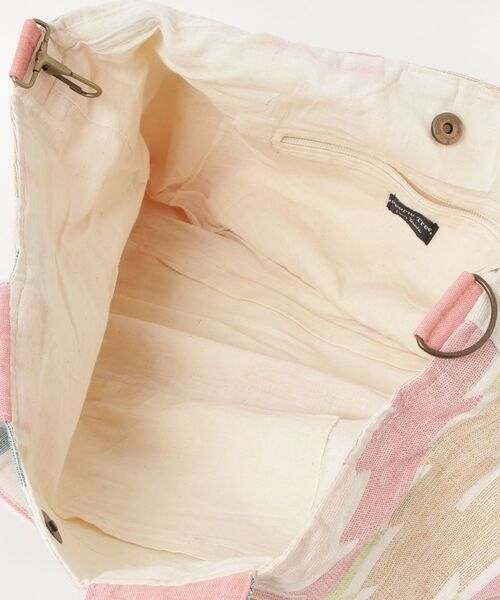 「People Tree」 トートバッグ - ピンク レディース_画像4