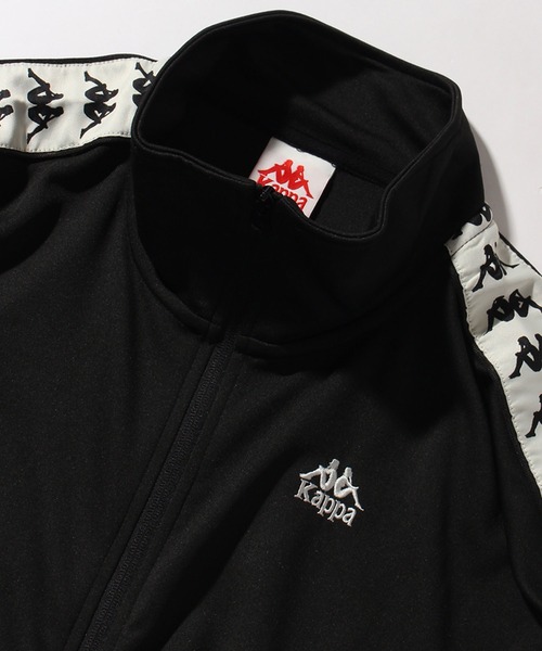 Kappa（カッパ） ジャージブルゾン L ブラック×レッド メンズ