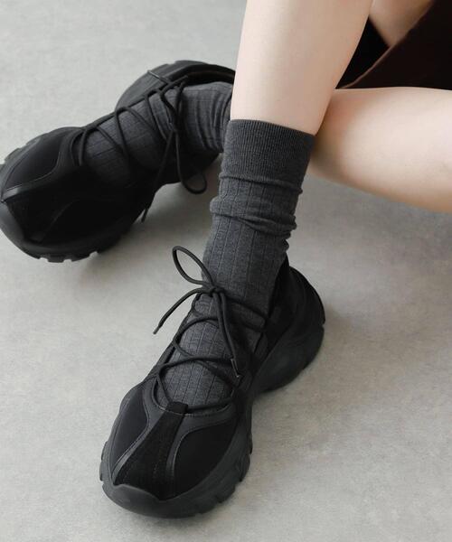 「SENSE OF PLACE by URBAN RESEARCH」 シューズ MEDIUM ブラック レディース