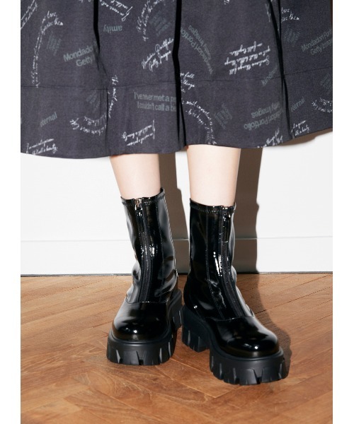 「COEL」 ショートブーツ 35 ブラック レディース_画像7