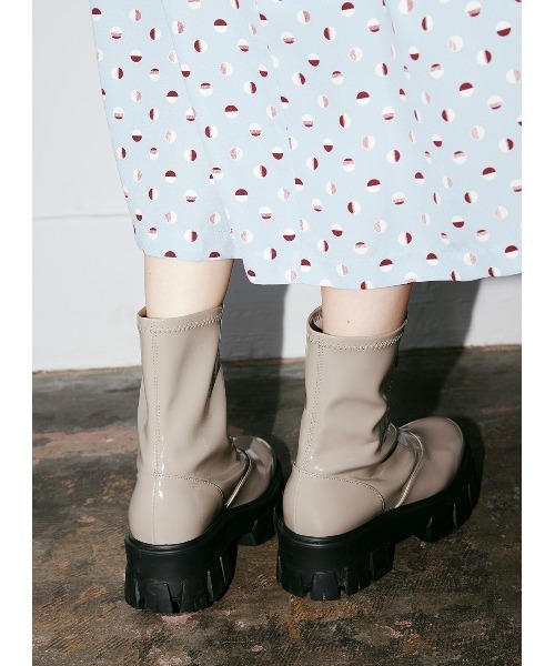 「COEL」 ショートブーツ 35 ブラック レディース_画像9