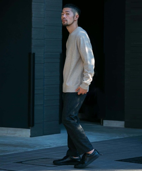 「URBAN RESEARCH ROSSO MEN」 長袖ニット X-LARGE ベージュ メンズ_画像8