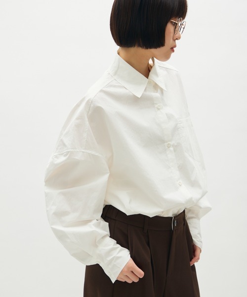 full/fill. ブラウス シャツ natural over shirt / ナチュラルオーバー
