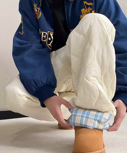 「VIBGYOR」 「lulufa」イージーパンツ MEDIUM ネイビー メンズ_画像5