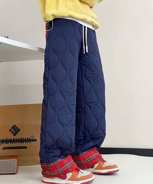 「VIBGYOR」 「lulufa」イージーパンツ MEDIUM ネイビー メンズ_画像6