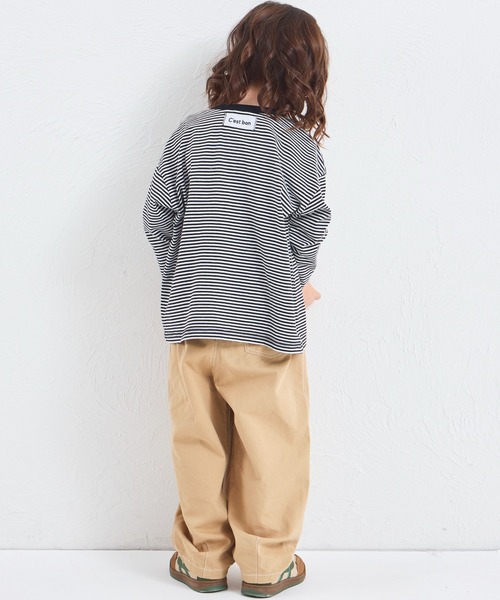 pairmanon（ペアマノン） tシャツ 「綿100%」ユニセックス 細ボーダー