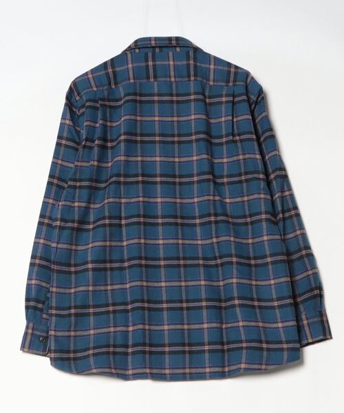 「GERRY」 長袖ネルシャツ LL ブルー メンズ_画像2