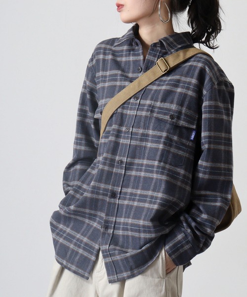 「GERRY」 長袖ネルシャツ LL ブルー メンズ_画像7